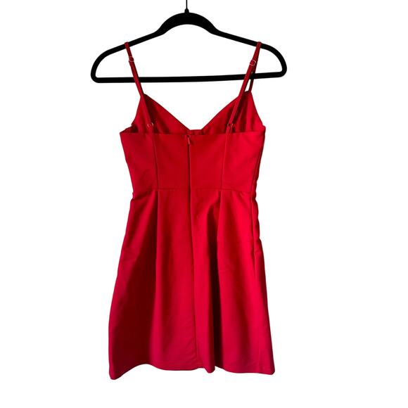 Like New Princess Polly Red Spaghetti Strap Dress Size 2 Homecoming - Picture 3 of 8